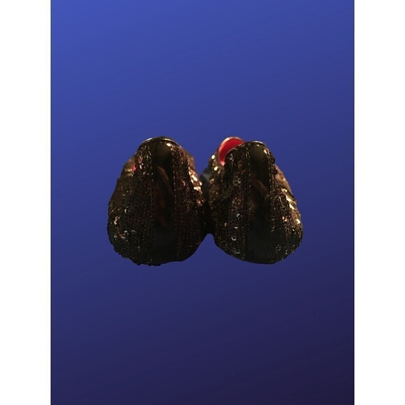 𝅺CROWN VINTAGE Sequin Ballet Flats, Dark Gray, Women’s Size10M, NWOB - Picture 7 of 8